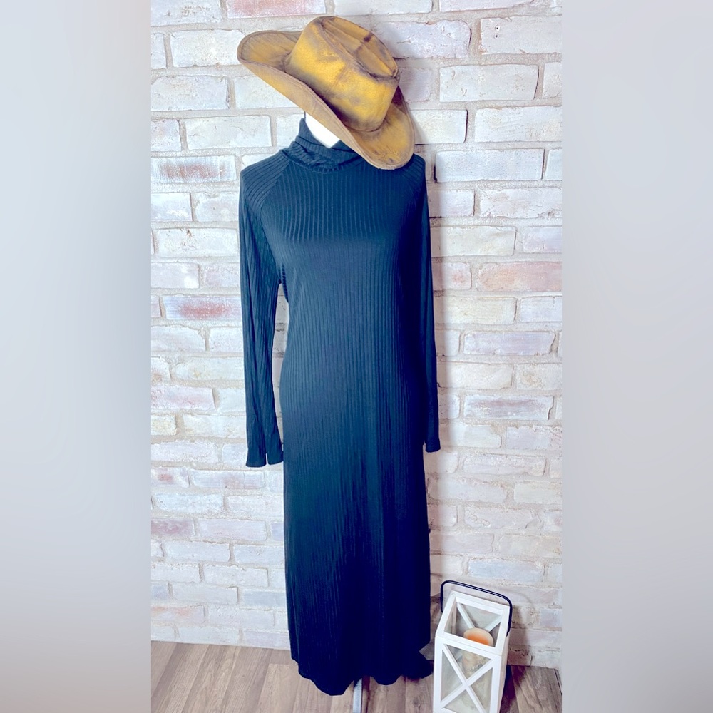 NWT Who What Wear Long Sleeve Ribbed Turtleneck Dress